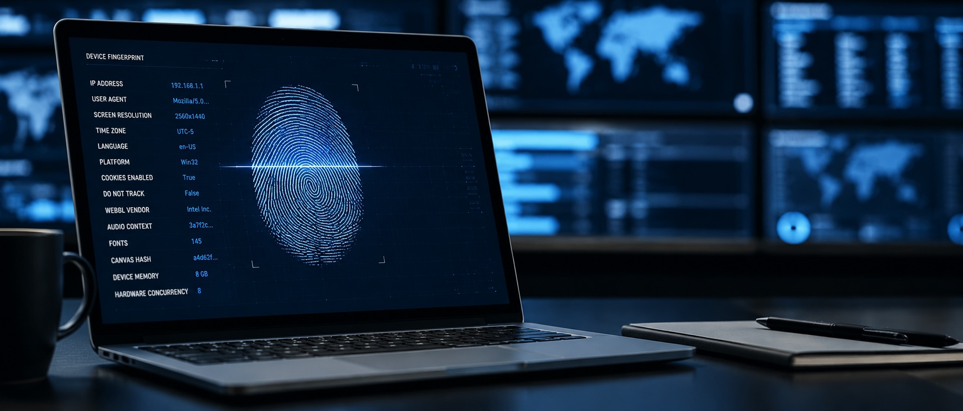 ブラウザフィンガープリント - Unique browser fingerprint
